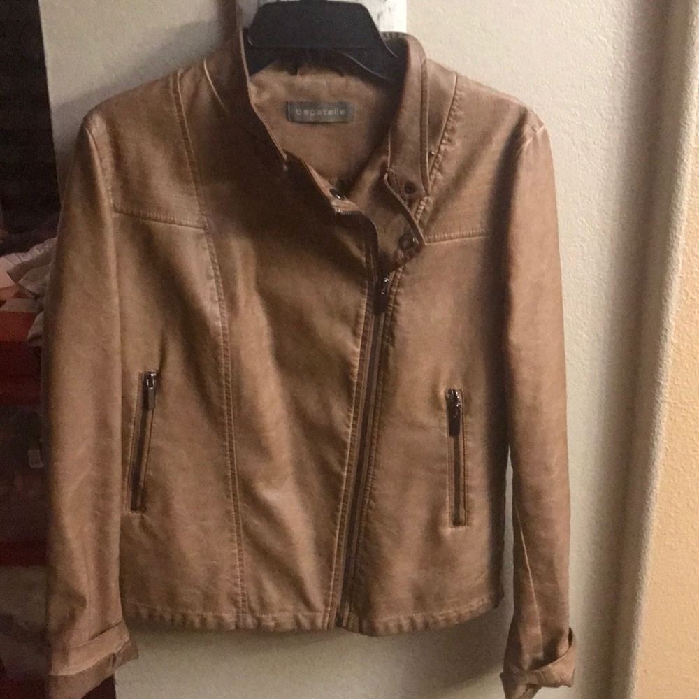 Vegan leather jacket